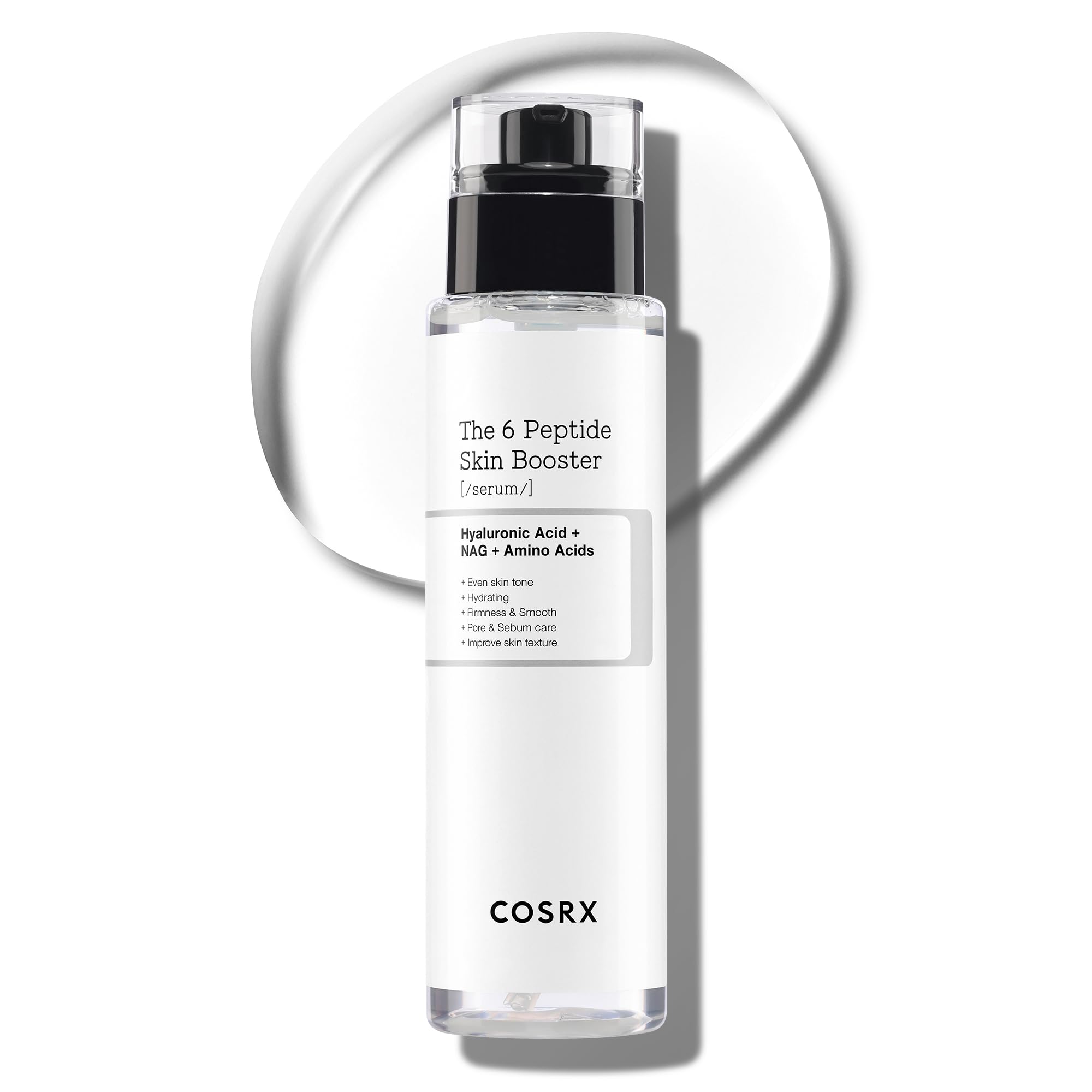 COSRX 6X Peptide Collagen Skin Booster Toner Serum for Dull Skin, 5.07 oz | Preps Skin with Copper Peptides, GHK-Cu for Uneven Skin Texture, Skin Renewal Boosting Facial Essence, Korean Skin Care