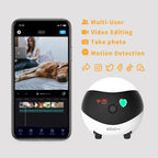 Enabot EBO SE Home Robot Camera: 1080P Mobile FamilyBot Pet Companion