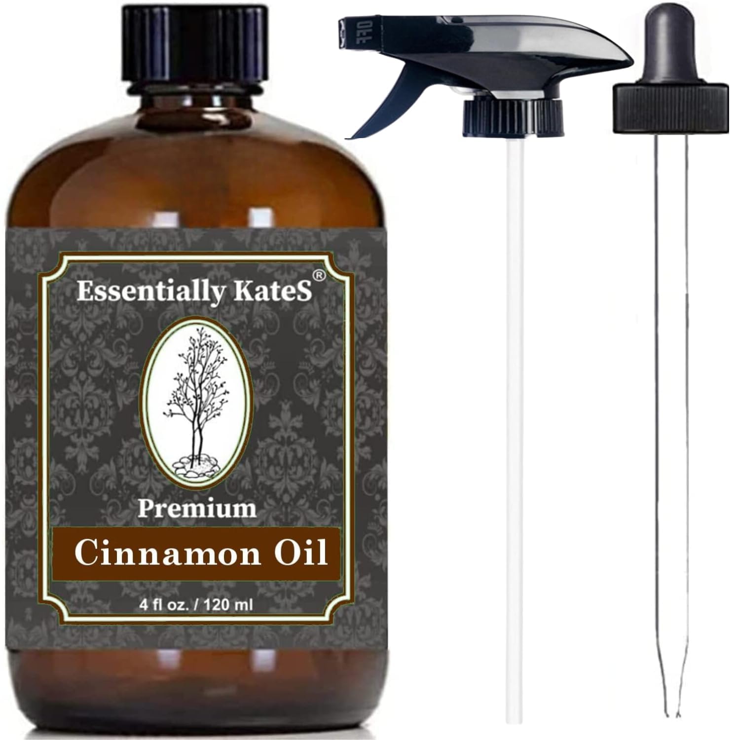 Buy now Peppermint Essential Oil 4 oz. with Huge Glass Bottle, Glass Dropper, and Sprayer. Detailed User's Guide E-Book. Skin Care, Garden Care, and Hair Care. at indiglob india