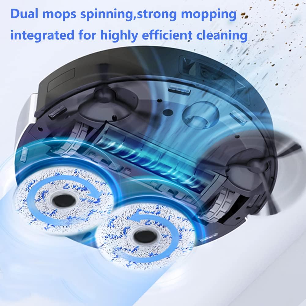 Buy now Deebot Mopping Pads,Spinning Mopping Pads for ECOVACS Deebot T10 OMNI/T10 Turbo/X1 PRO Omni X1 Omni/X1 Turbo,Washable Reusable,Vacuum Mop Replacement Pads(10Pcs) at indiglob india