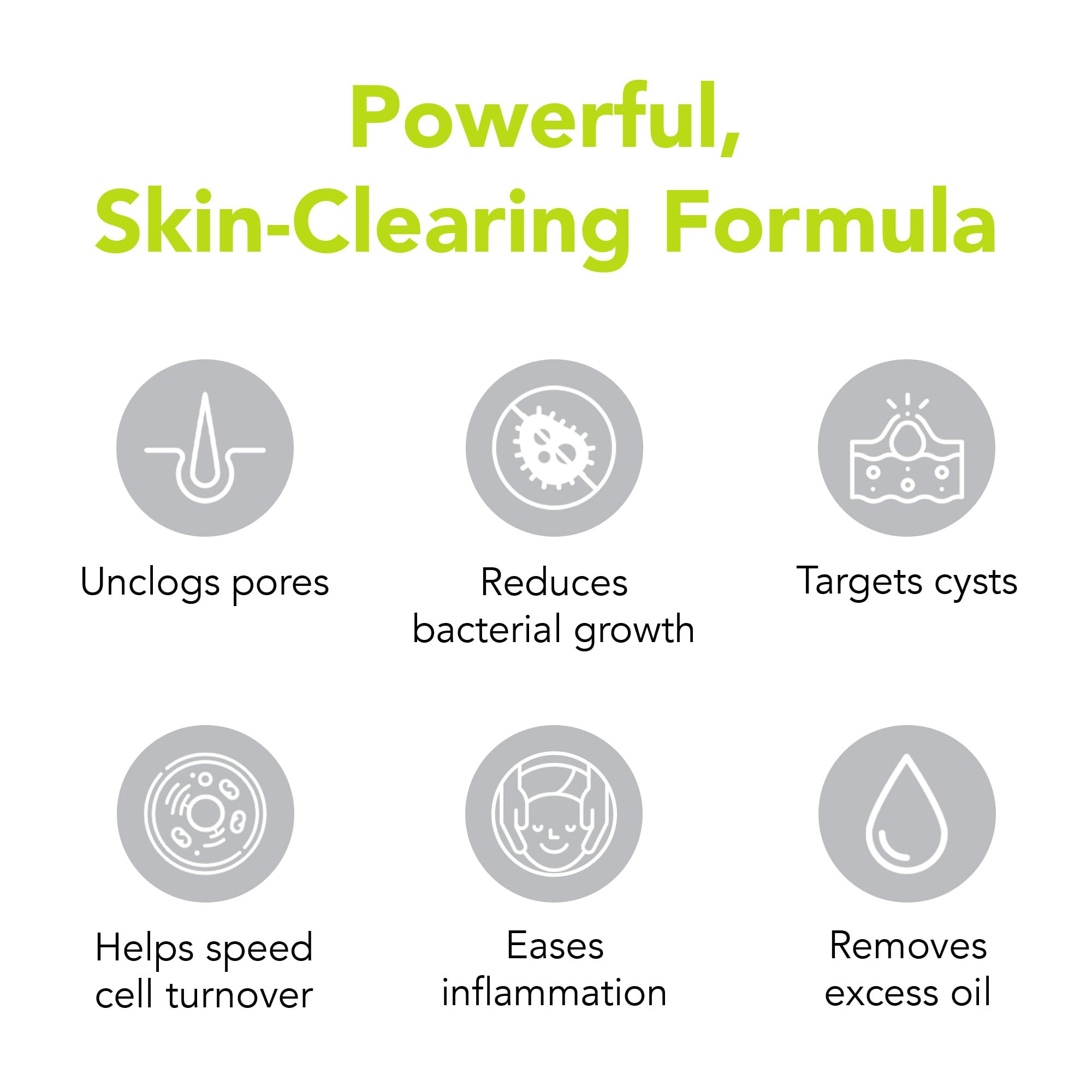 humane Benzoyl Peroxide Acne Body Wash - Non-Foaming - 10% Maximum-Strength | Vegan & Cruelty-Free Face, Skin, Butt, & Back Acne Treatment - Dermatologist-Tested Acne Face Wash Cleanser - 16 Fl Oz