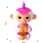 Buy now Fingerlings 2023 New Interactive Baby Monkey Reacts to Touch – 70+ Sounds & Reactions – Harmony (Pink) at indiglob india