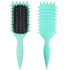 1 PCS Curly Hair Brush, Curl Defining Brush (Purple) | Curly Hair to Reduce Pulling