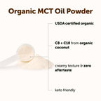 Micro Ingredients Organic MCT Oil Powder with Prebiotic Fiber, 1 lb (16 oz) | C8 & C10 MCT Oil for Coffee Creamer. 45 Servings. Unflavored. Keto & Vegan Friendly, Non-GMO, Gluten Free.