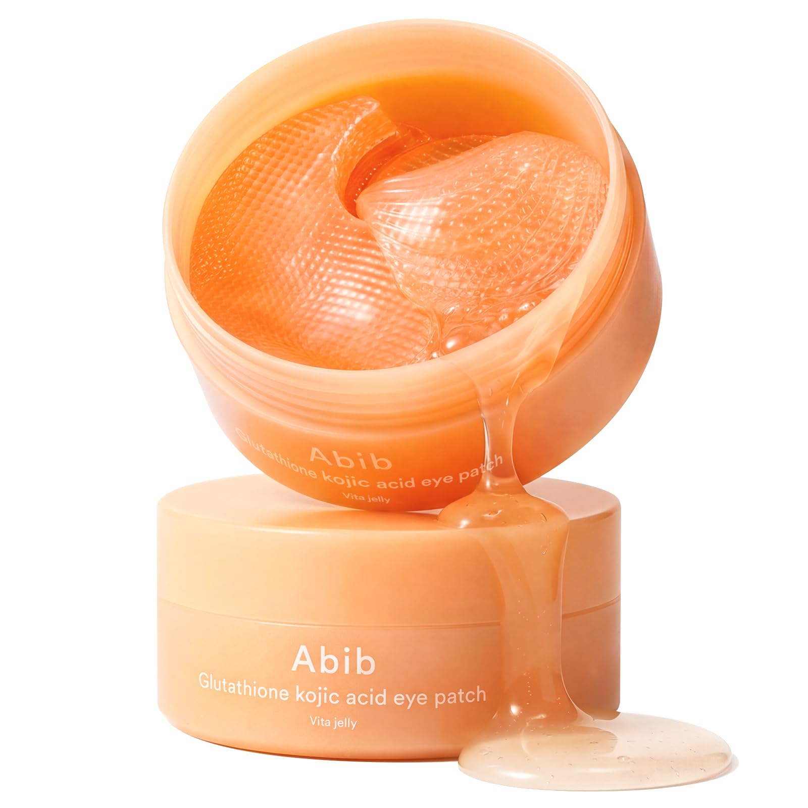 Abib Vegan Collagen Eye Patches for Wrinkles & Fine Line with Jericho Rose Jelly & Peptides, 60 Count, Korean Skin Care