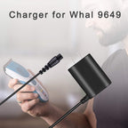 WUKUR Replacement for Wahl 9649 Charger, 3.5V Charger Cord for Wahl 9649P, Charging Cord Replacement Compatible with Wahl 9649 9649P Color Pro Cordless Hair Clipper Trimmer Power Cord, 6.6FT Long Cord