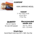 Buy now TEHETE 100% Merino Wool Yarn for Knitting 3-Ply Luxury Warm Soft Lightweight Crochet Yarn (Black) at indiglob india