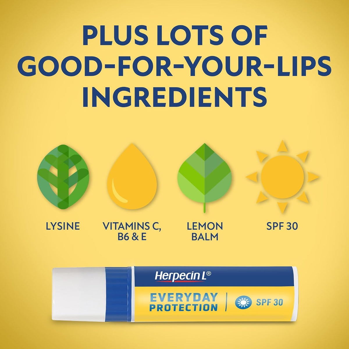Herpecin L SPF 30 Lip Protectant 0.1 OZ (5 Pack)