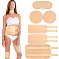 6 Pcs Castor Oil Pack Wrap, Organic Cotton Castor Oil Pack Kit