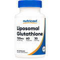 Nutricost Liposomal Glutathione Supplement 60 Capsules, 720mg Per Serving | Vegan, GMO-Free, 30 Servings