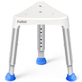 FULLOT Space-Saving Triangular Shower Chair for Inside Shower, 400 lbs