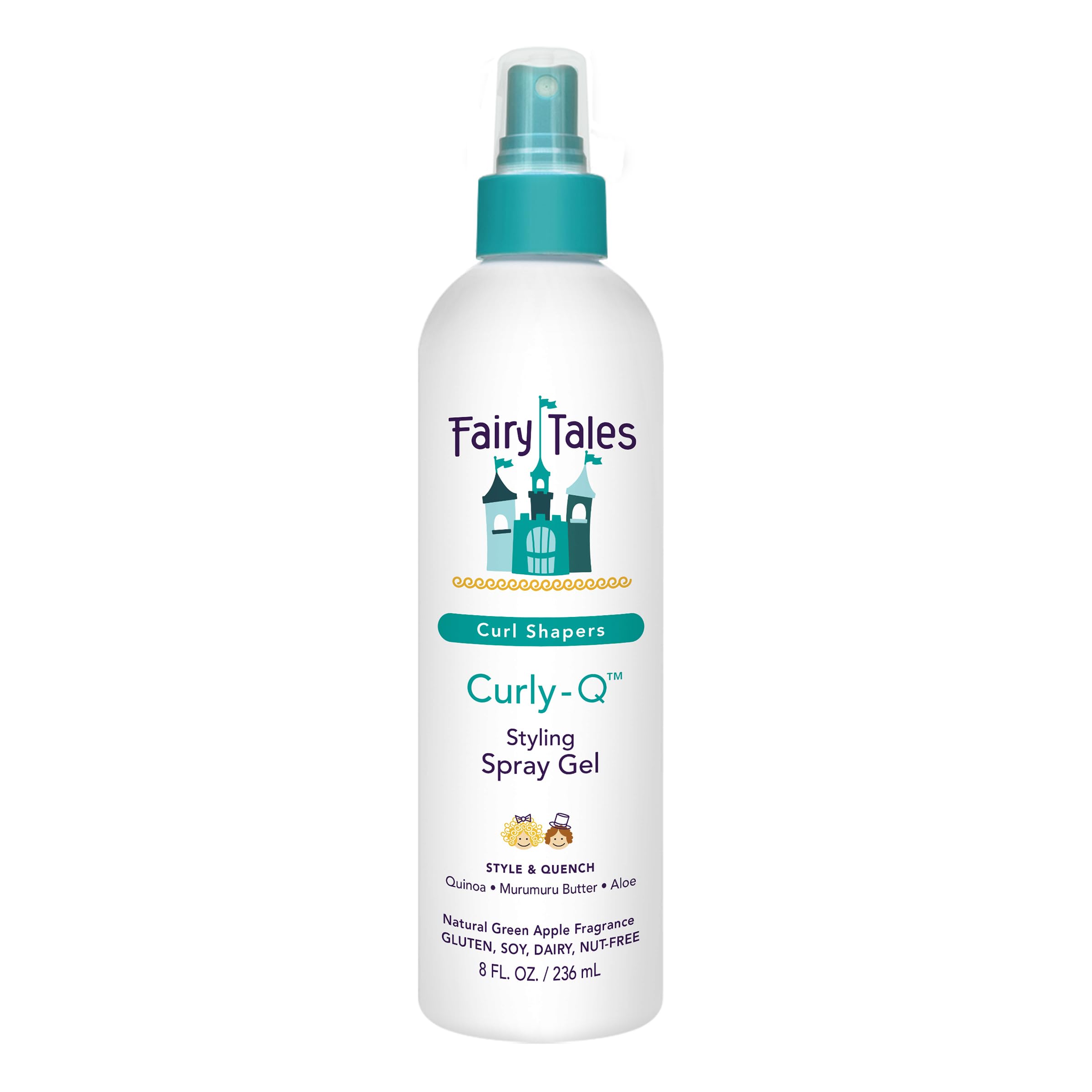Fairy Tales Curly Q Kids Styling Spray Gel, 8oz