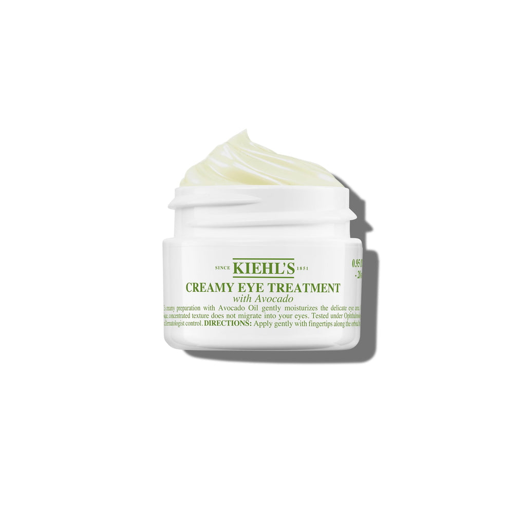 Kiehl's - Avocado Eye Treatment, for Dry Lines & Puffiness | Under Eye Cream with Avocado Oil & Caffeine - Daily Hydrating, Depuffing, and Smoothing Eye Treatment