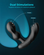 LOVENSE Edge 2 Prostate Massager Vibrating Butt Plug, Remote Anal Vibrator