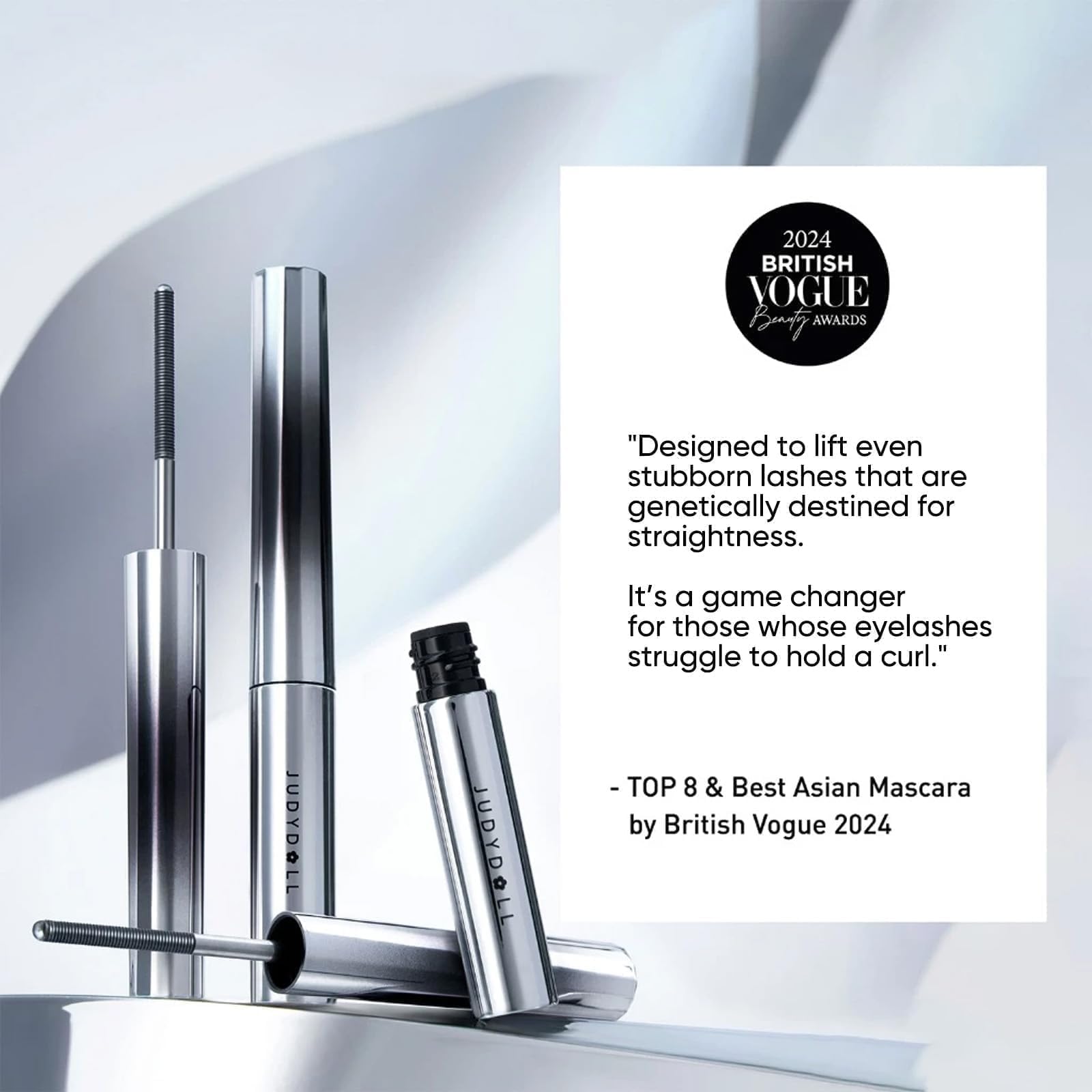 JUDYDOLL Waterproof Mascara, a game-changing formula for stubborn lashes. Available in India, order online now!
