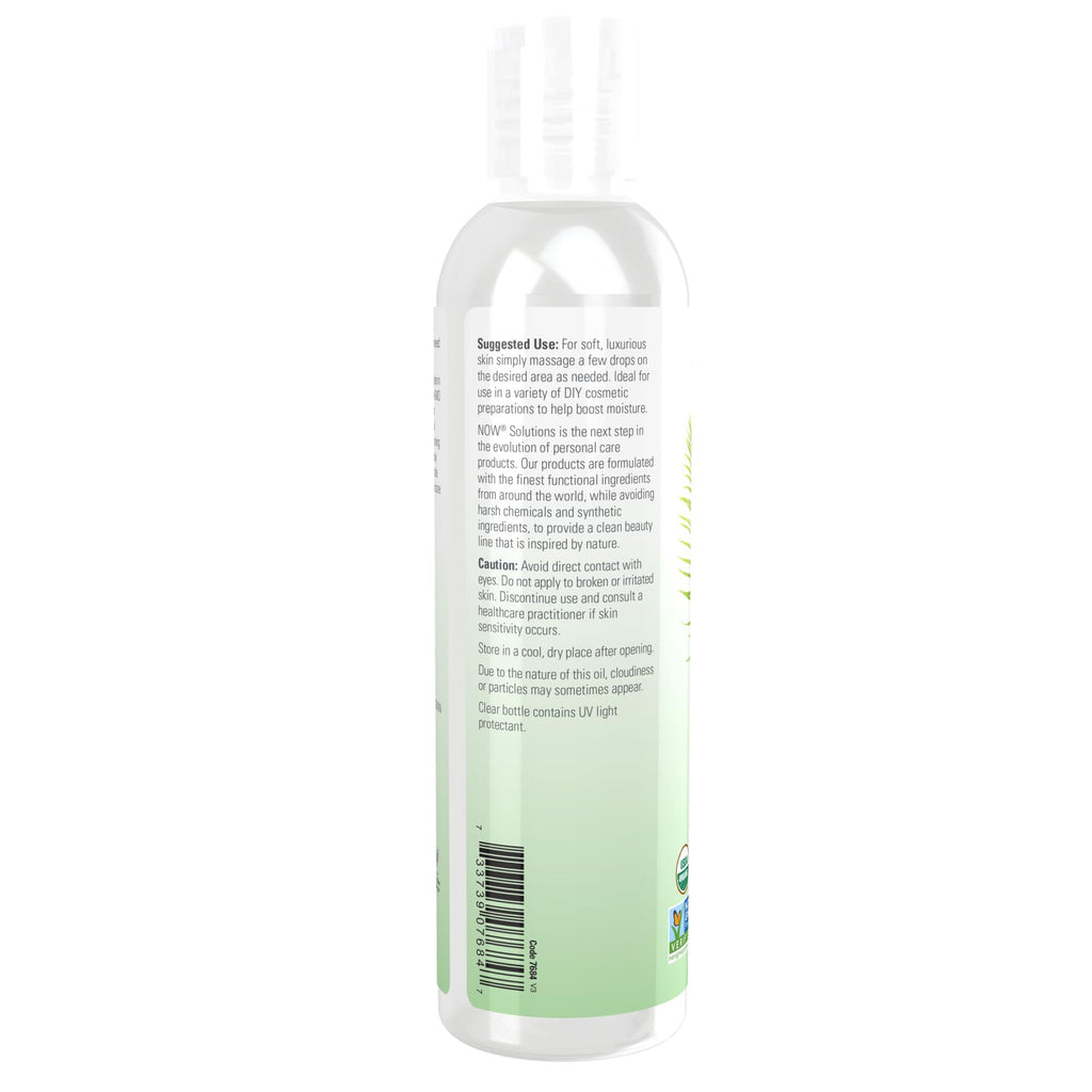 Buy now NOW Foods Solutions, Organic Vegetable Glycerin Oil, 100% Pure, Softening and Moisturizing Multi-Purpose Skin Care, 8-Ounce at indiglob india