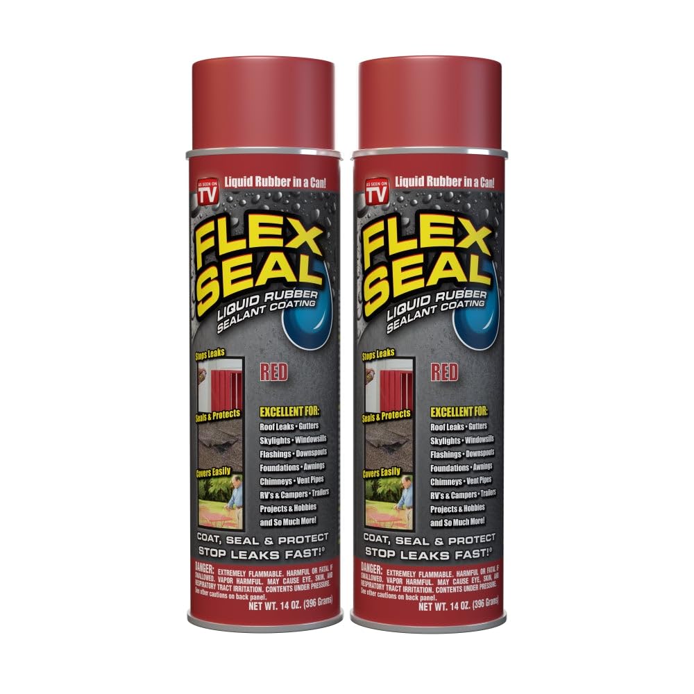 Buy now Flex Seal, 14 oz, Clear, Stop Leaks Instantly, Transparent Waterproof Rubber Spray On Sealant Coating, Perfect for Gutters, Wood, RV, Campers, Roof Repair, Skylights, Windows, and More at indiglob india