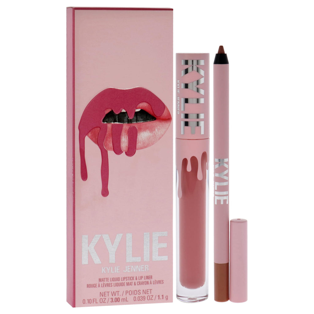 Buy now Matte Lip Kit - 808 Kylie by Kylie Cosmetics for Women - 2 Pc 0.10oz Matte Liquid Lipstick, 0.03oz Lip Liner at indiglob india