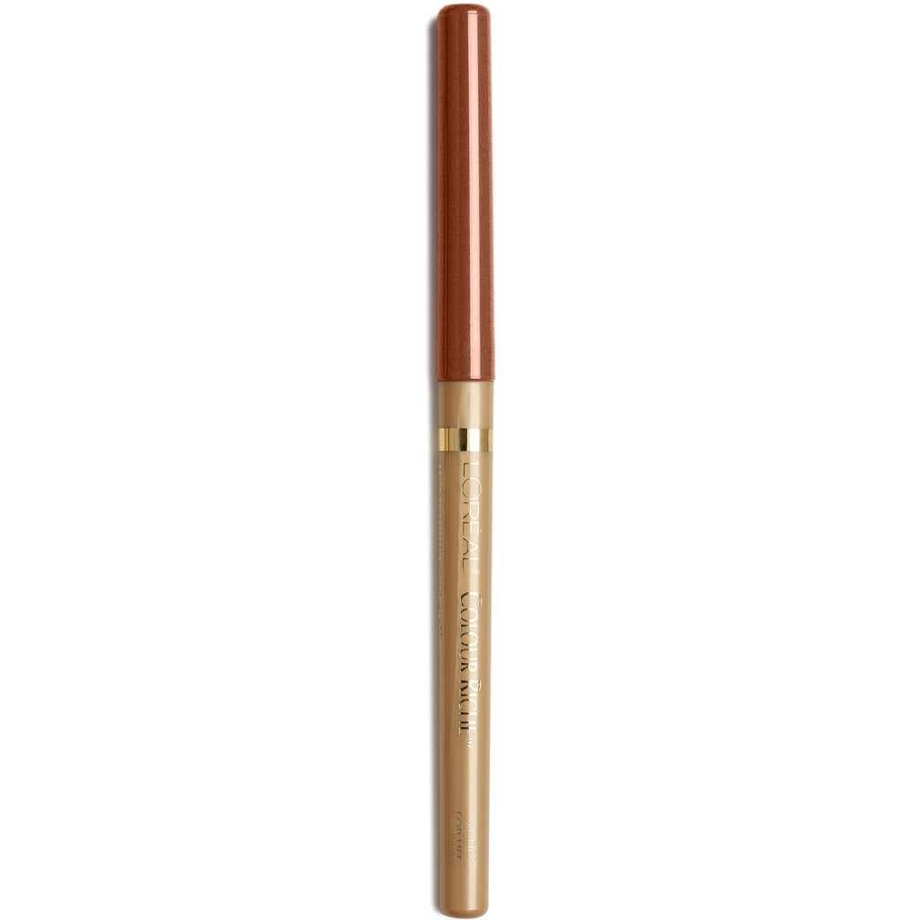 Buy now L'Oreal Paris Colour Riche Lip Liner Pencil, Creamy Lip Liner with Omega 3 and Vitamin E, 783 More Chocolate (Brown) at indiglob india