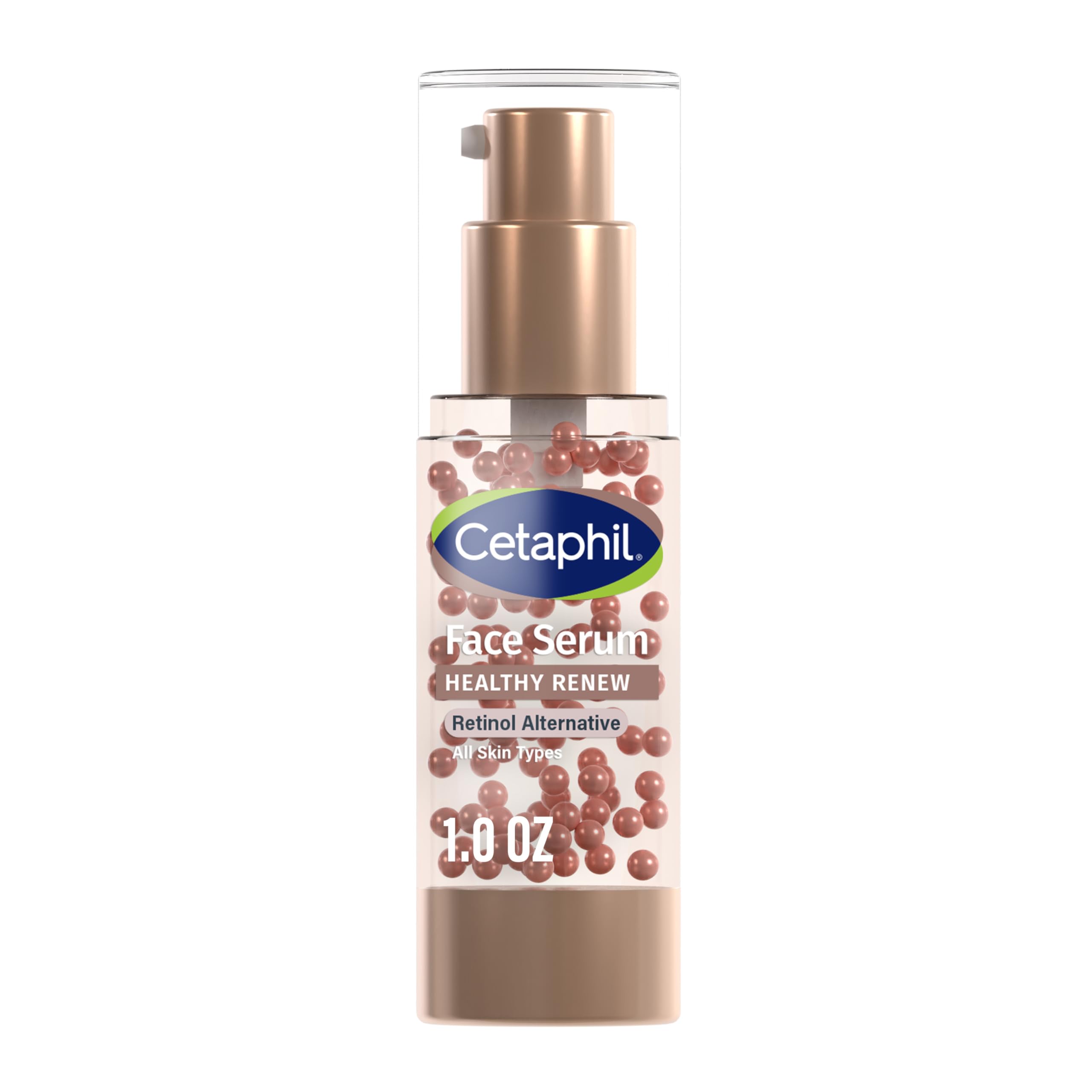 Cetaphil Healthy Renew Anti-Aging Face Serum, Peptides, Retinol-Free, 1oz | Retinol Alternative, Niacinamide & Peptides, Fragrance Free, Sensitive Skin, Vitamin B Complex, Firms And Smooths