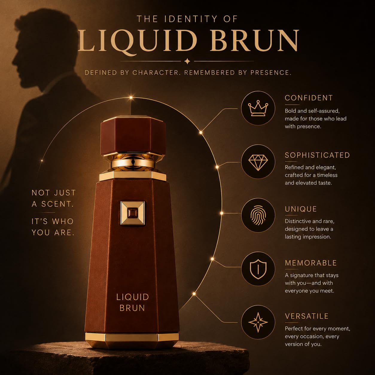 Fragrance World Liquid Brun Eau de Parfum for Men 100ml by French Ave