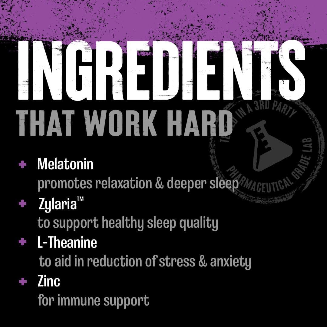 Buy now Animal PM - Sleep Aid for Adults Non-Habit Forming Relaxation Enhancer and Mood Support with Melatonin, L-Theanine, Zylaria, Zinc, Magnesium, Vitamin B6, GABA + AKG Anabolic Stack Supply, 30 Count at indiglob india