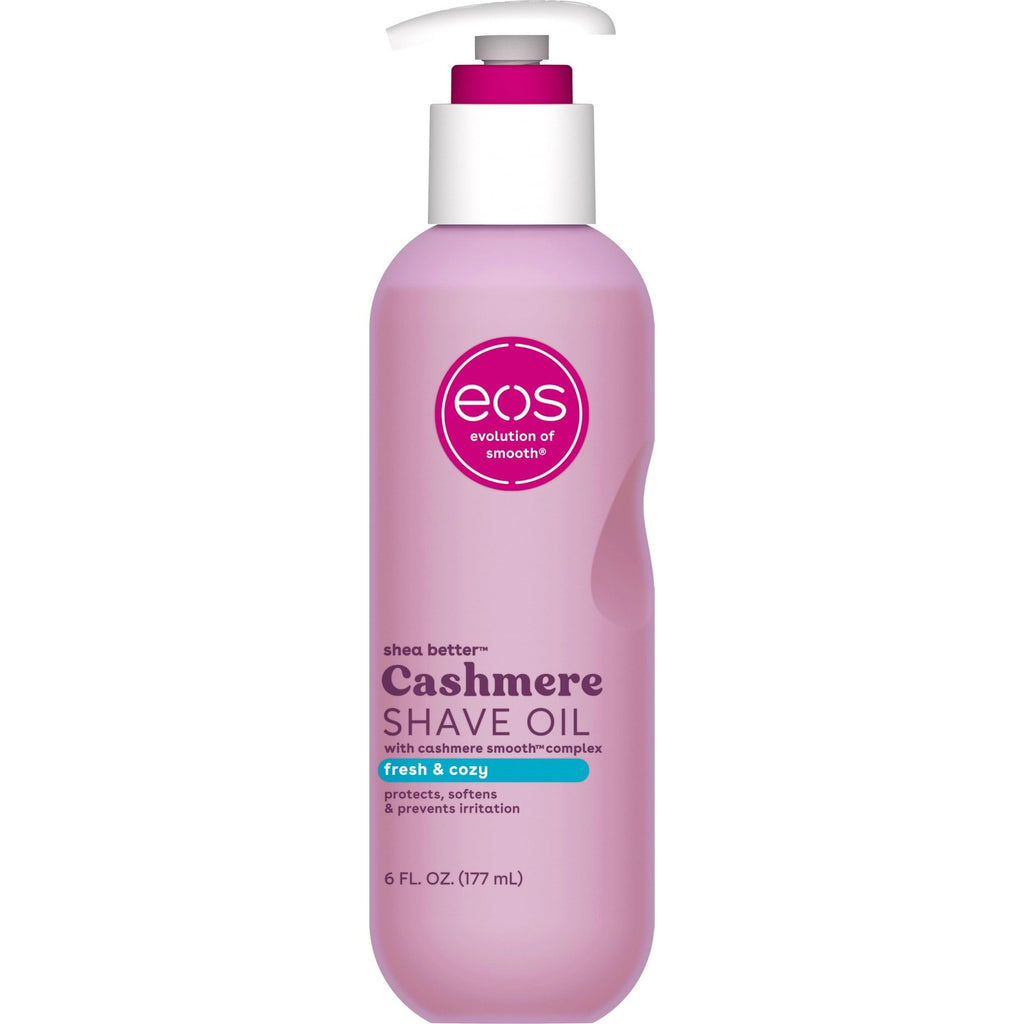 eos Cashmere Shave Oil – Vanilla Cashmere, Moisturizing Shave Oil, 6 oz