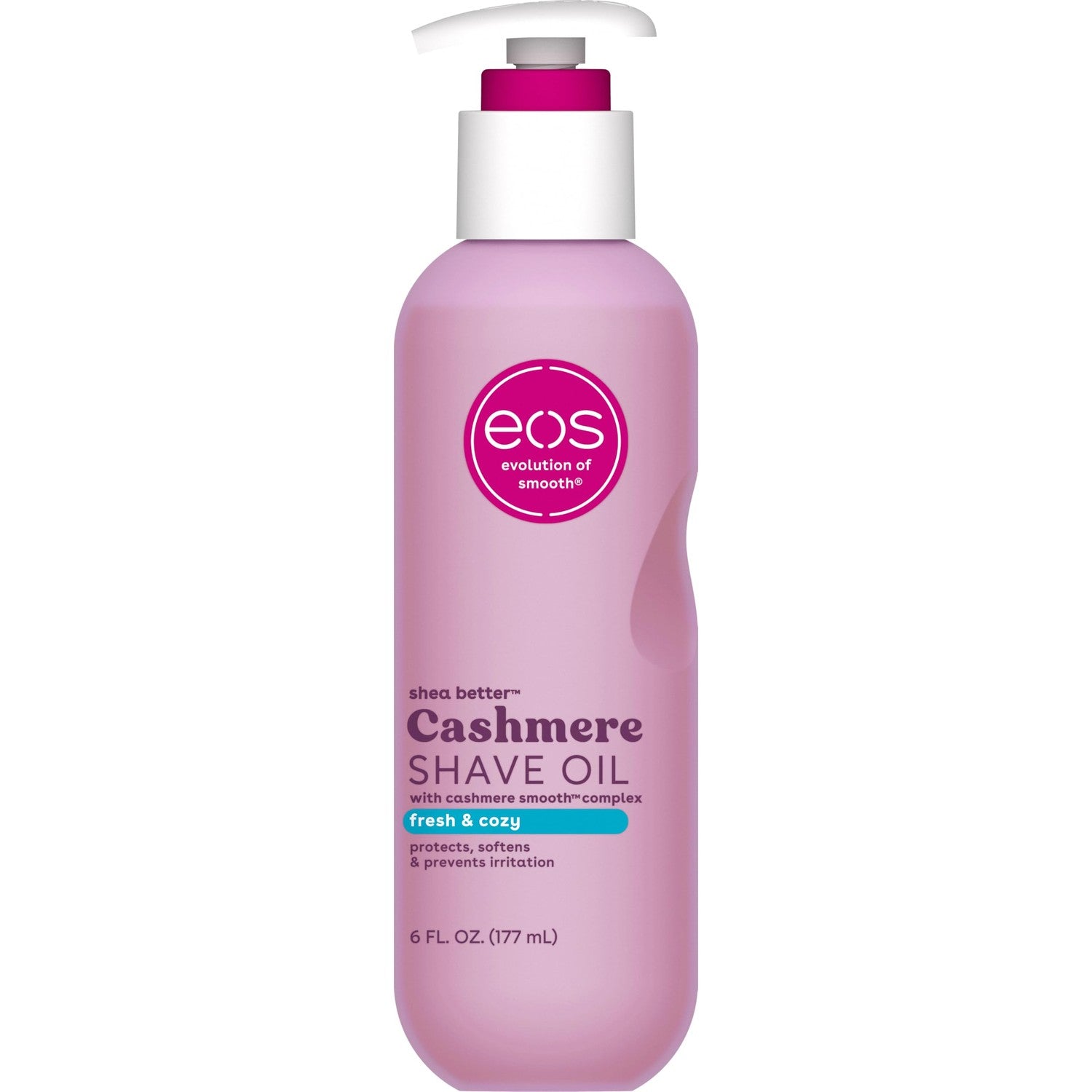 eos Cashmere Shave Oil – Vanilla Cashmere, Moisturizing Shave Oil, 6 oz