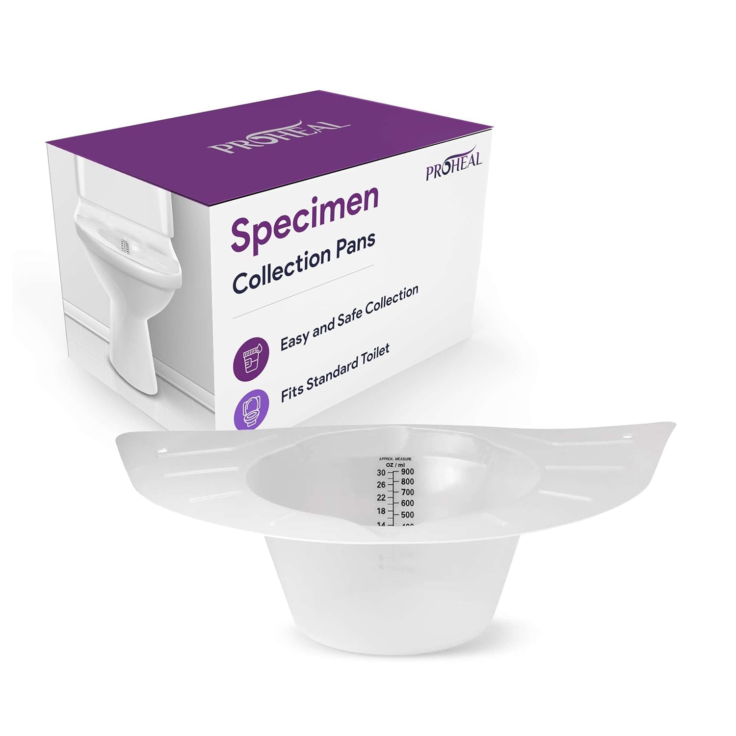 Buy now Urine Hats for Toilet - Reinforced Ribbing Stool Sample Collection Kit - Standard Fit Urine Collection Hat for Toilet - Specimen Collector Urine with Durable Materials - 2 Pack 4 at indiglob india