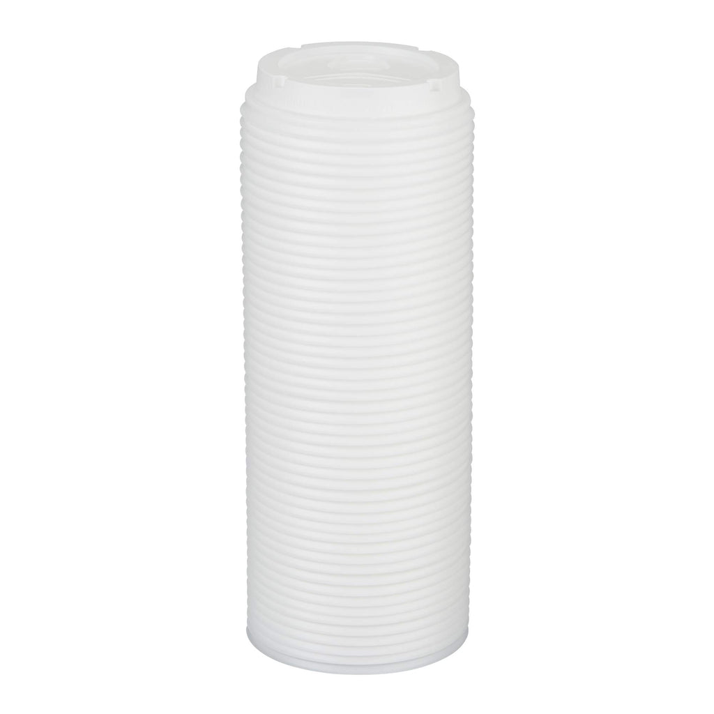 Georgia-Pacific Dixie 10-20 oz. Dome Hot Coffee Cup Lid by GP PRO (Georgia-Pacific), White, 9542500DX, (Pack of 10, 500 Count Total)