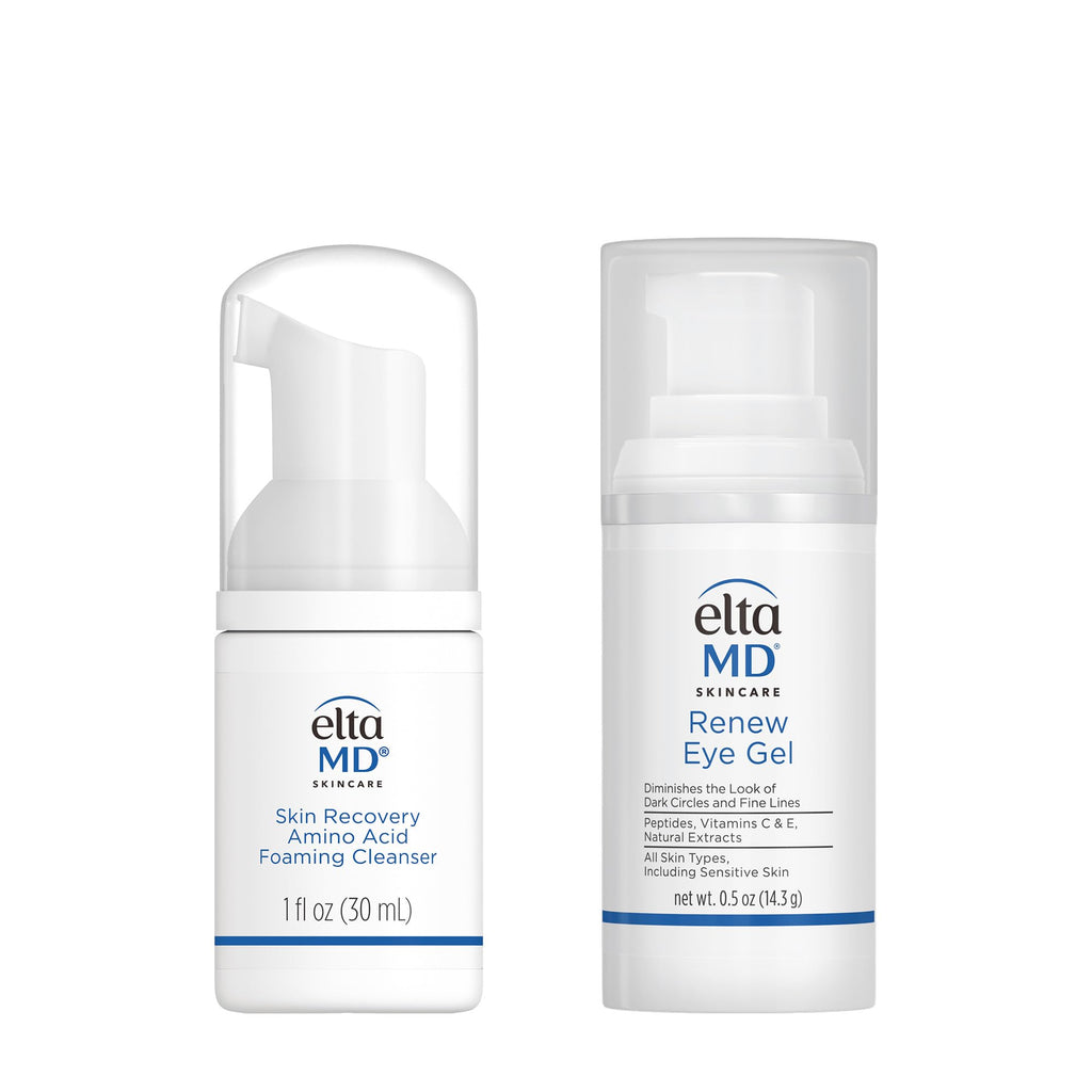 EltaMD Skin Recovery Amino Acid Foaming Face Wash, Fragrance-Free | Gentle Cleanser For Sensitive Skin, Removes Makeup And Sunscreen, Reduces Facial Redness, Non-comedogenic