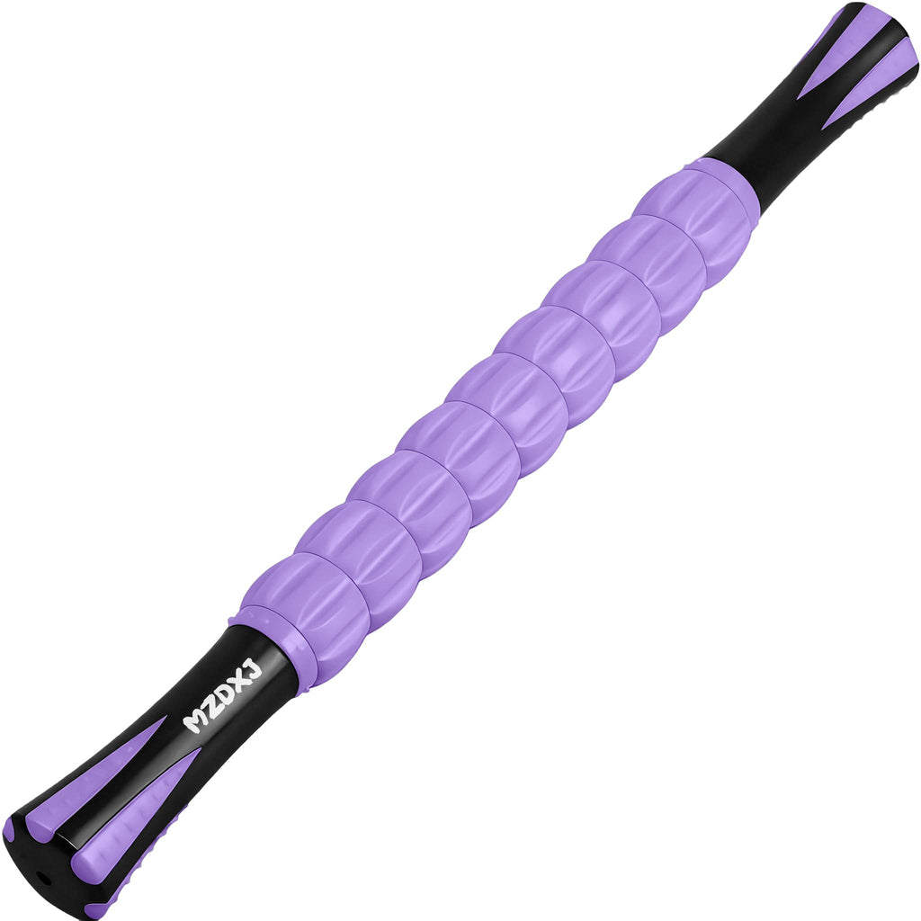 Buy now Muscle Roller Massage Roller Stick- Deep Tissue Fascia Blaster for Myofascial Pain Relief, Lymphatic Drainage & Body Sculpting, Handheld Physical Therapy & Recovery Tool (Black White-24 inch) at indiglob india