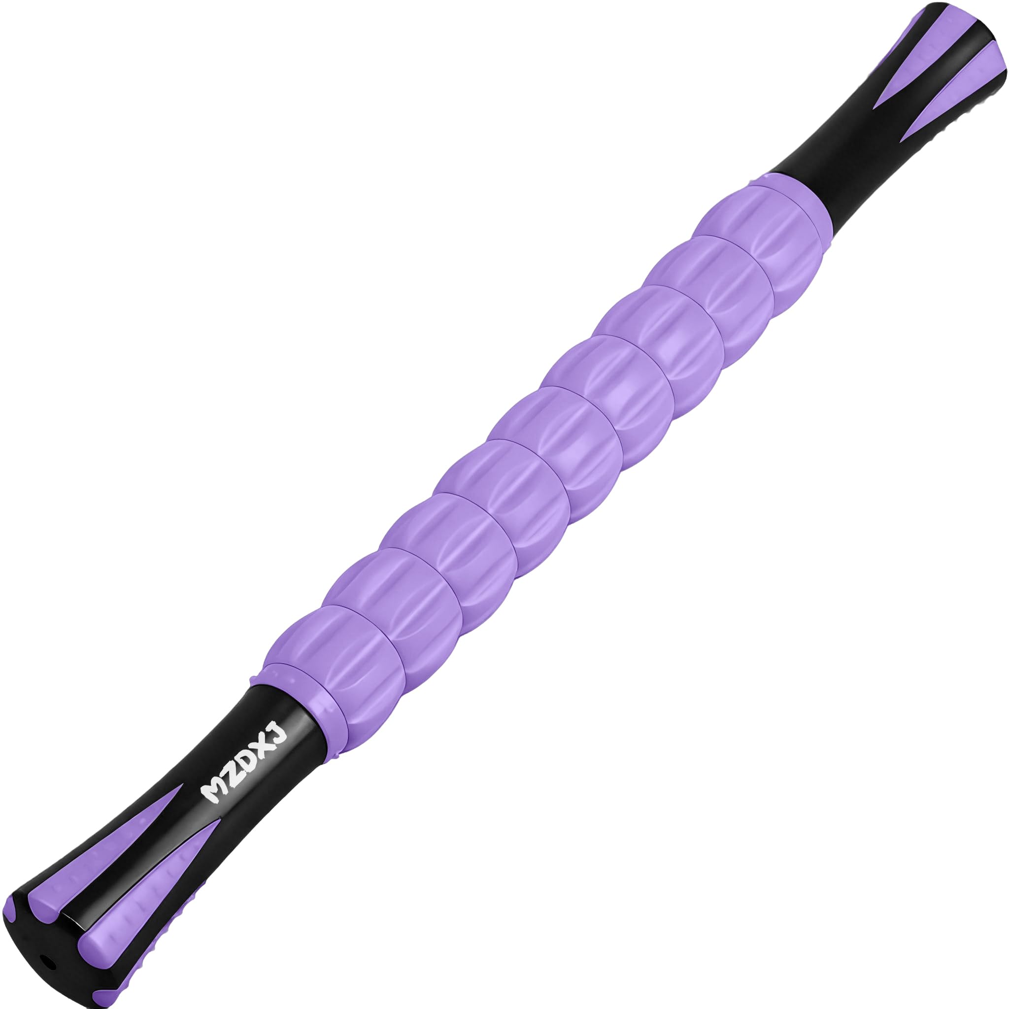Buy now Muscle Roller Massage Roller Stick- Deep Tissue Fascia Blaster for Myofascial Pain Relief, Lymphatic Drainage & Body Sculpting, Handheld Physical Therapy & Recovery Tool (Black White-24 inch) at indiglob india