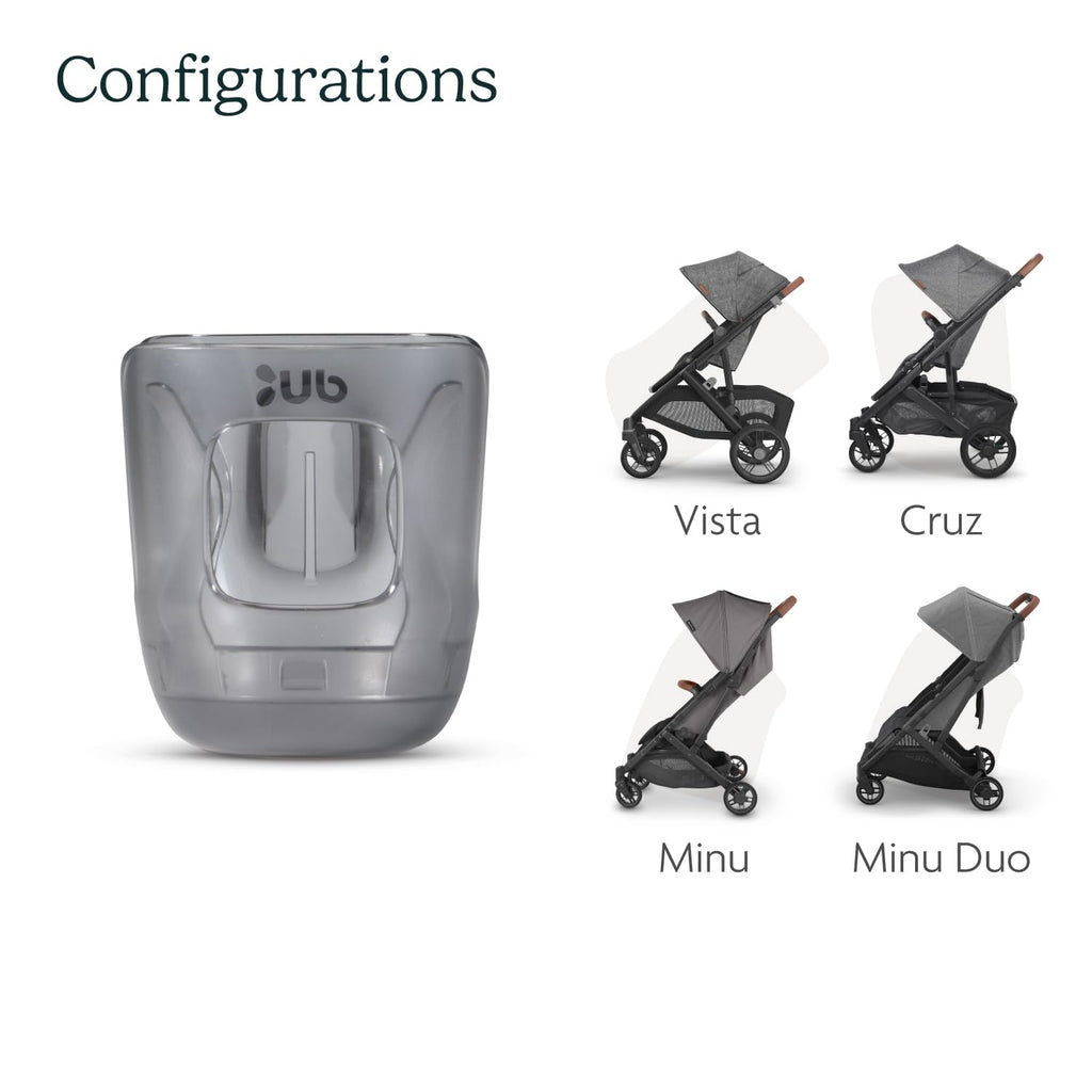 Buy now UPPAbaby Cup Holder for Vista, Cruz and Minu Strollers/Quick Attachment/Holds Beverages of Various Sizes/Folds Attached at indiglob india