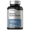 Horbäach Betaine HCl 1200mg | 180 Capsules