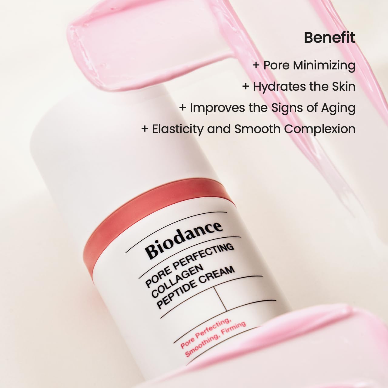 BIODANCE Pore Perfecting Collagen Peptide Cream, Hydrating, Plumping, Pore Care, Firming Facial Moisturizer, Korean Skin Care, Self Care Gifts for Women | 1.69 fl. oz.