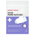 Peach Slices - Nose Pore Patches (7 ct) - Overnight Blackhead Remover - Pore Strips - Absorbs Gunk - Thin, Flexible & Painless - Hydrocolloid Patches - Vegan & Cruelty Free - Korean Skin Care & Beauty