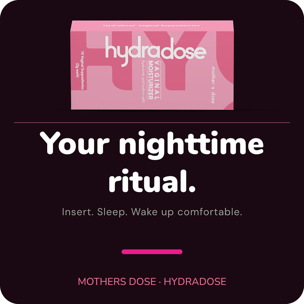 Mother's Dose HydraDose Hyaluronic Acid Vaginal Moisturizer Suppository