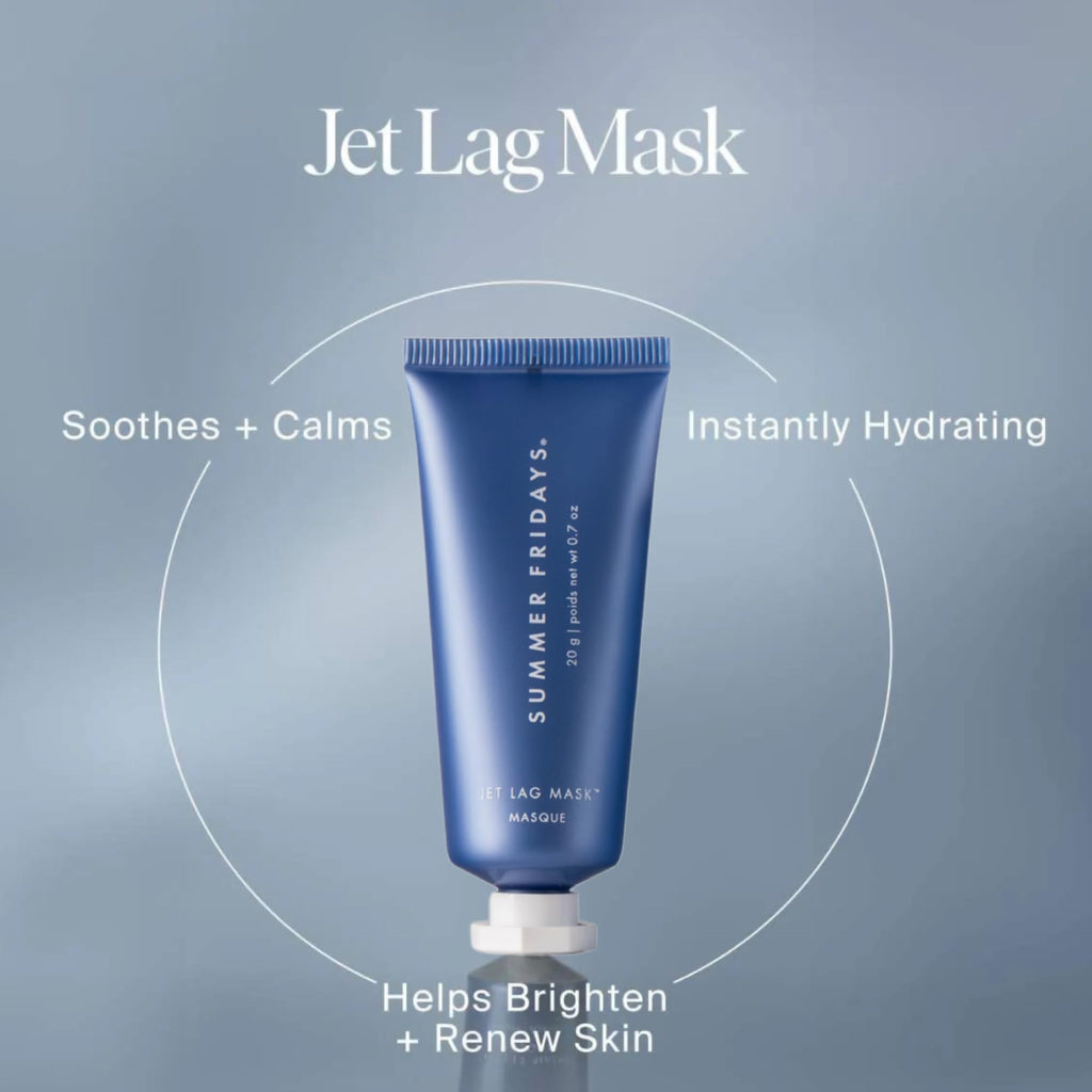 Buy now Summer Fridays Jet Lagƒ?› Essentials - Mini Hydrating Skin Care Set With Jet Lagƒ?› Mask, Eye Patches, Deep Hydration Face Serum & Hydration Mist - Travel Size Skincare Kit & Gift Set (4 Count) at indiglob india
