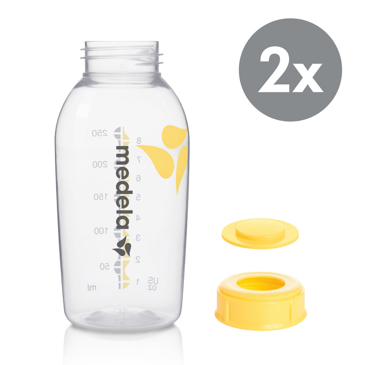 Medela Breastmilk Collection and Storage Bottles 8oz (250ml) - 2 Each