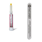Beauty Secrets Drip & Clog Proof Nail Glue (1 Pack) Bundled with Zebra Cushion Nail File Medium Coarse 180/100 Grit by Beauty Secrets