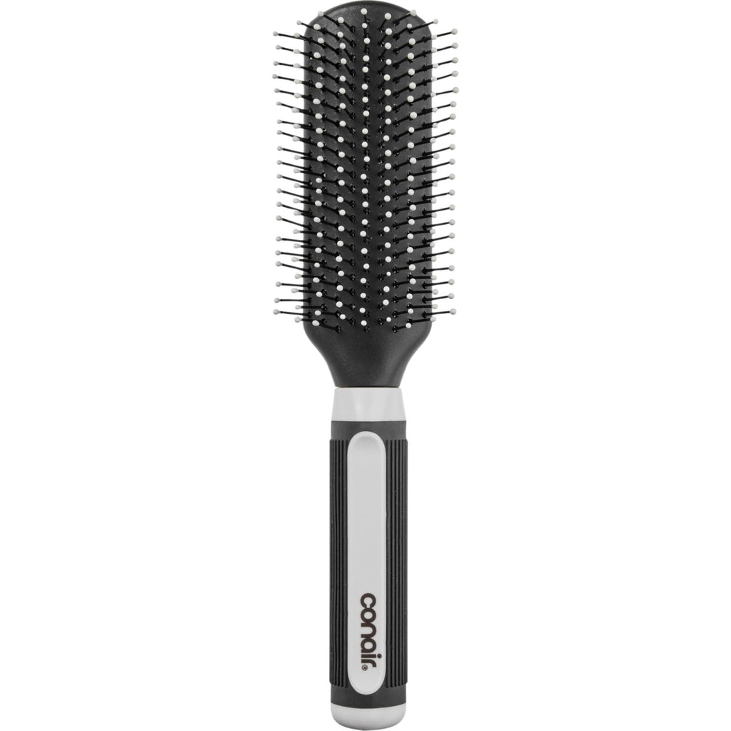 Conair Salon Results Detangling Hairbrush Set, 3-Pack Brushes for Men and Women, All Hair Types and Lengths with Nylon Bristles