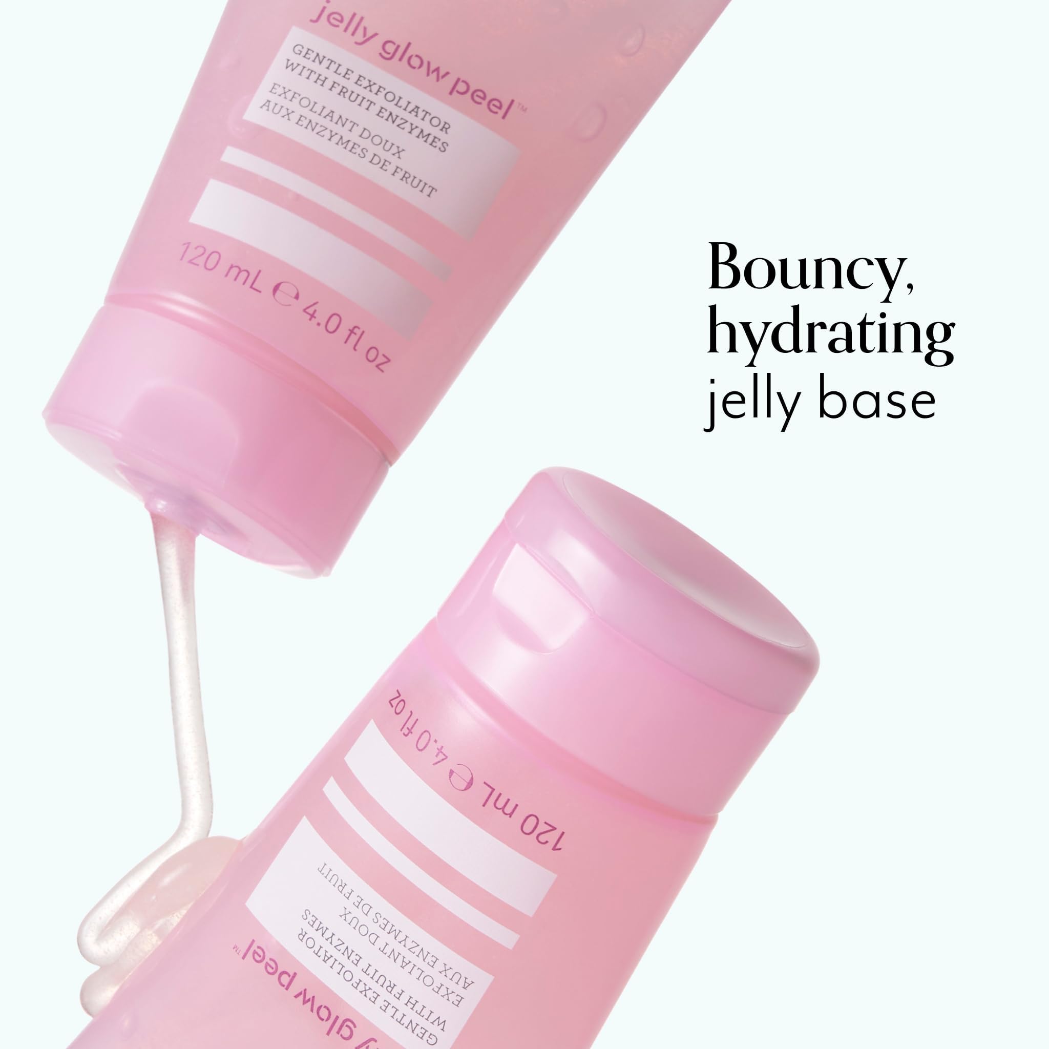 Buy now Bliss Jelly Glow Peel™ Gentle Non-Abrasive Cleanser and Exfoliator With Fruit Enzymes - 4 Oz - Nourishes and Hydrates Skin - Clean - Vegan & Cruelty Free at indiglob india