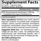 Buy now Doctors Best Vegan DHA from Algae, Supports Brain & Cardiovascular Health, Non-GMO, Gluten Free, Soy Free, Vegan 60 Veggie Softgels at indiglob india