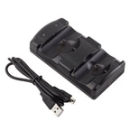 Buy now VSEER PS3 Controller Charging Dock Charging Station 2 in 1 with LED Light Indicator Compatible for Original PS3/MOVE Controller, Black at indiglob india