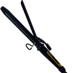 abp 3/4 Inch Extra Long Barrel Curling Iron with Clamp Instant Heat to 450F | Ceramic Coating with LCD Display, 0.75 Inch Hair Style Tools for Short/Medium Hair, Designed for Women & Girls