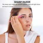 66 Eyebrow Razor and Face Razor for Women and Men, Eyebrow Hair Trimmer and Shaver with Protective Cover,Safe and Newbie Friendly | Eyebrow Hair Trimmer and Shaver with Protective Cover, Safe and Newbie Friendly
