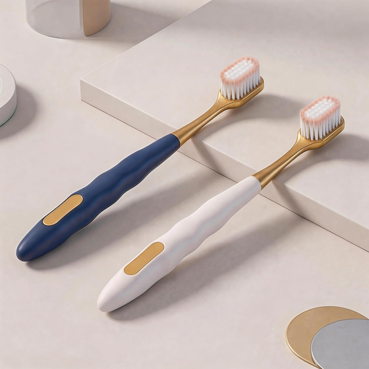 Adult Wide Head Soft Hair Toothbrush, Manual Toothbrush, Excellent Cleaning Effect for Large Head, Ultra Soft Brush Thread Can Gum-Friendly(6 Pack)