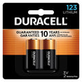 Buy now Duracell CR123A 3V Lithium Battery, 2 Count Pack, 123 3 Volt High Power Lithium Battery, Long-Lasting for Home Safety and Security Devices, High-Intensity Flashlights, and Home Automation at indiglob india
