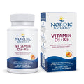 Nordic Naturals Vitamin D3 + K2, 2000 IU D3, Orange - 60 Softgels | Bone Health. Immune Support. Calcium Balance. Synergistic D3 + K2. Non-GMO. Plant-Based K2 MK-7. Orange Flavor Softgels.